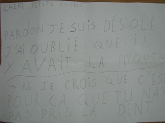 02 Lettre A La Petite Souris